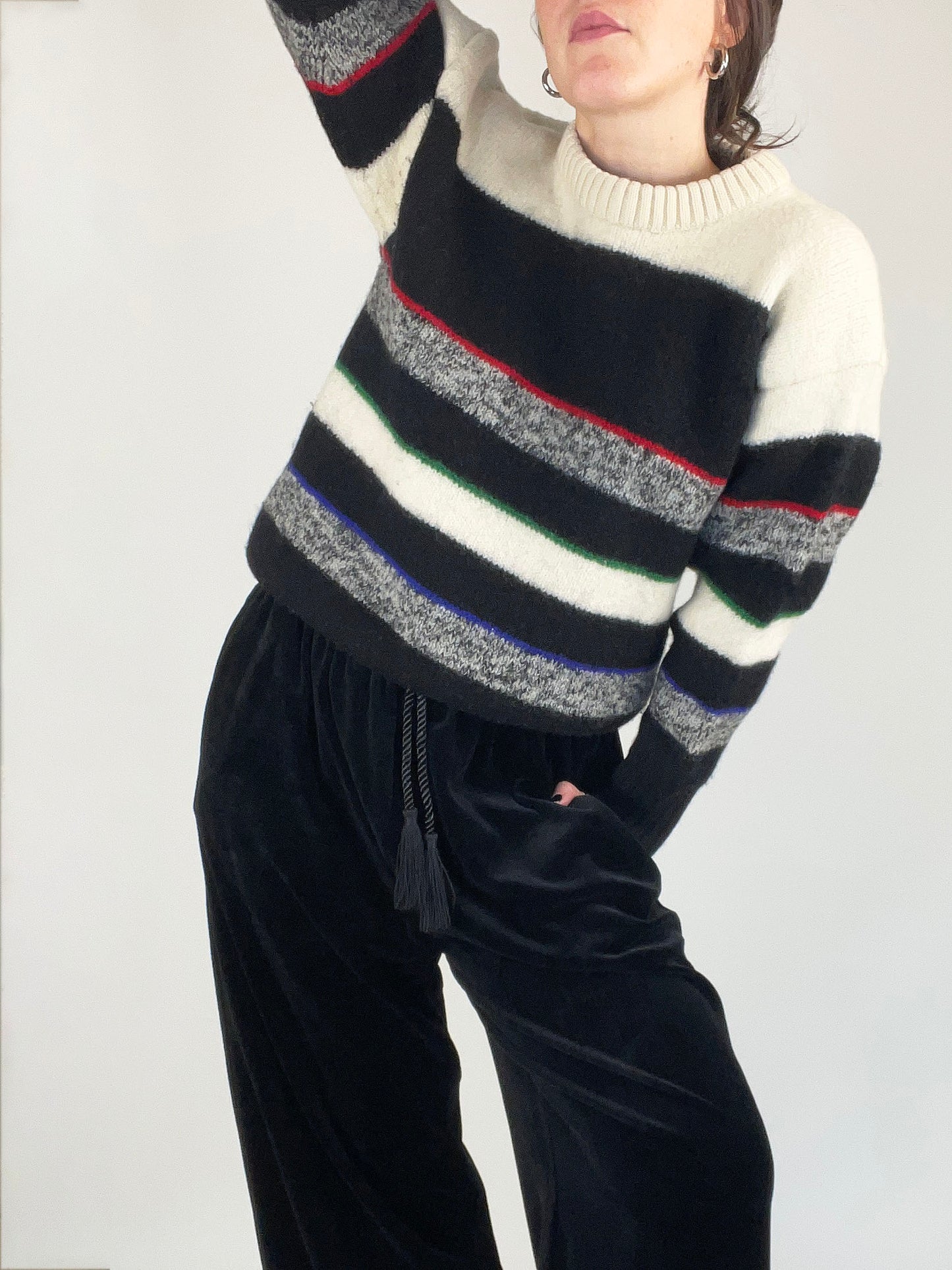 Vintage Wool Striped Sweater