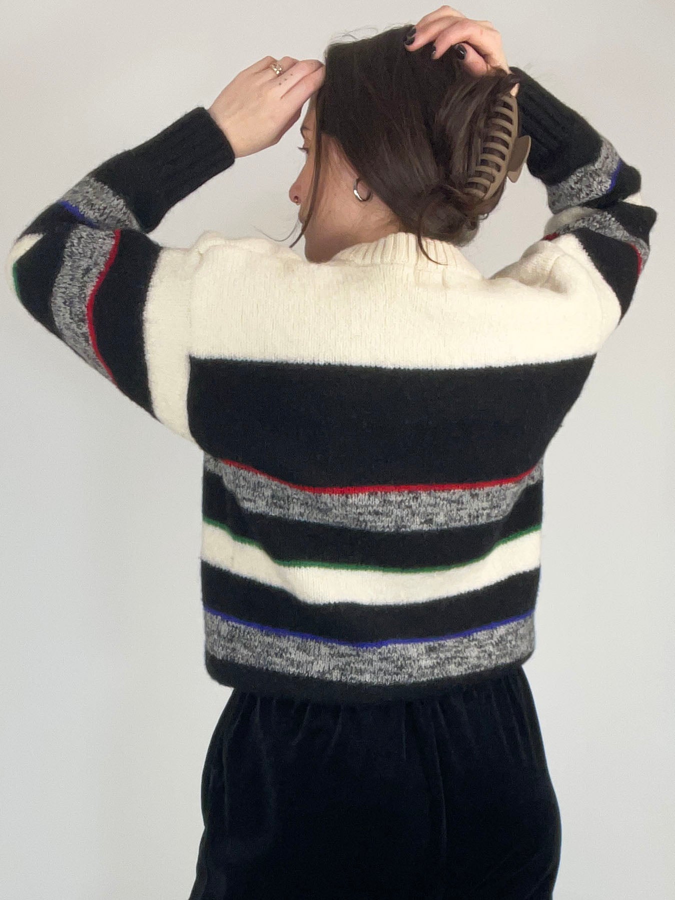 Vintage Wool Striped Sweater