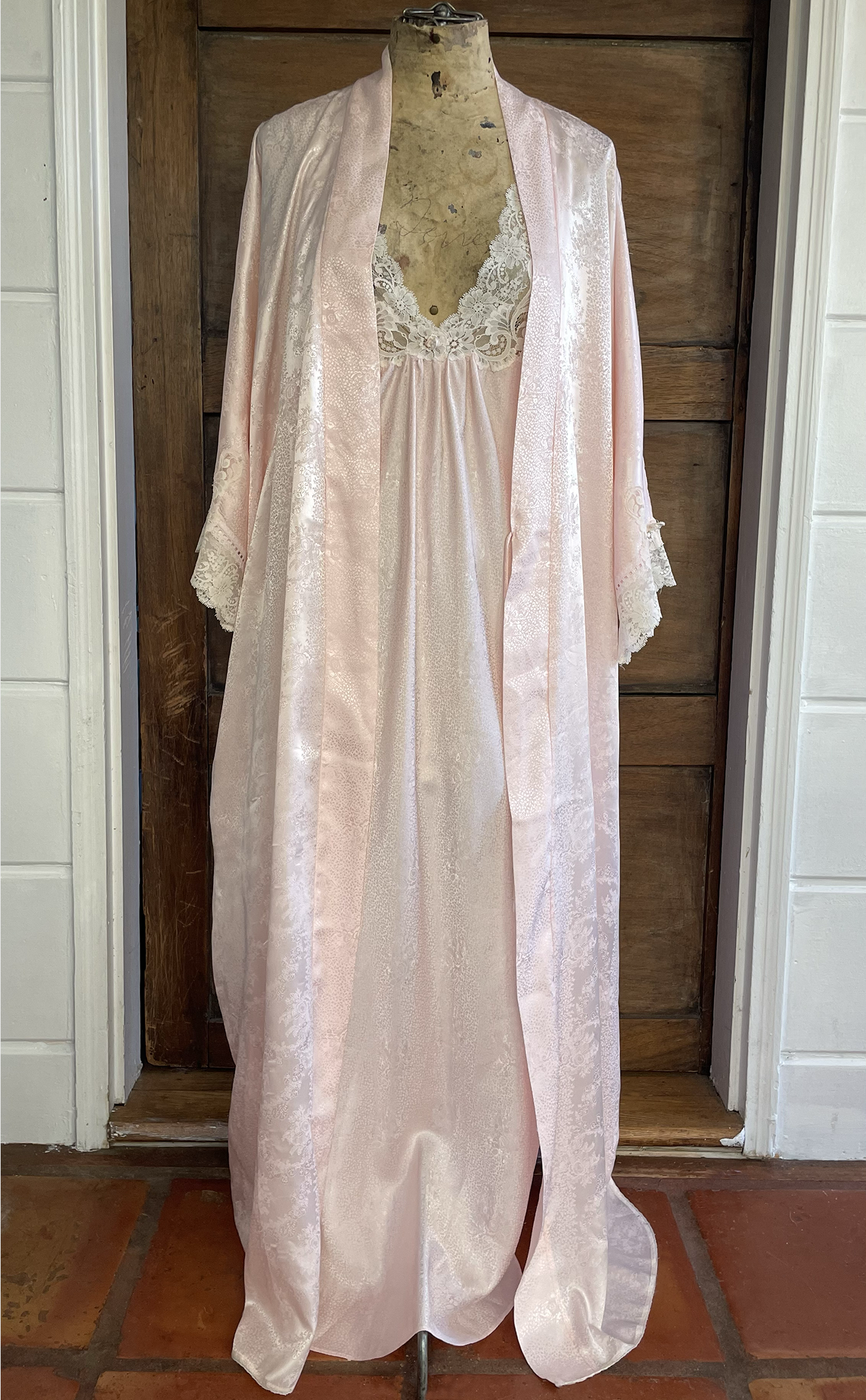 1970s Christian Dior Nightgown and Robe