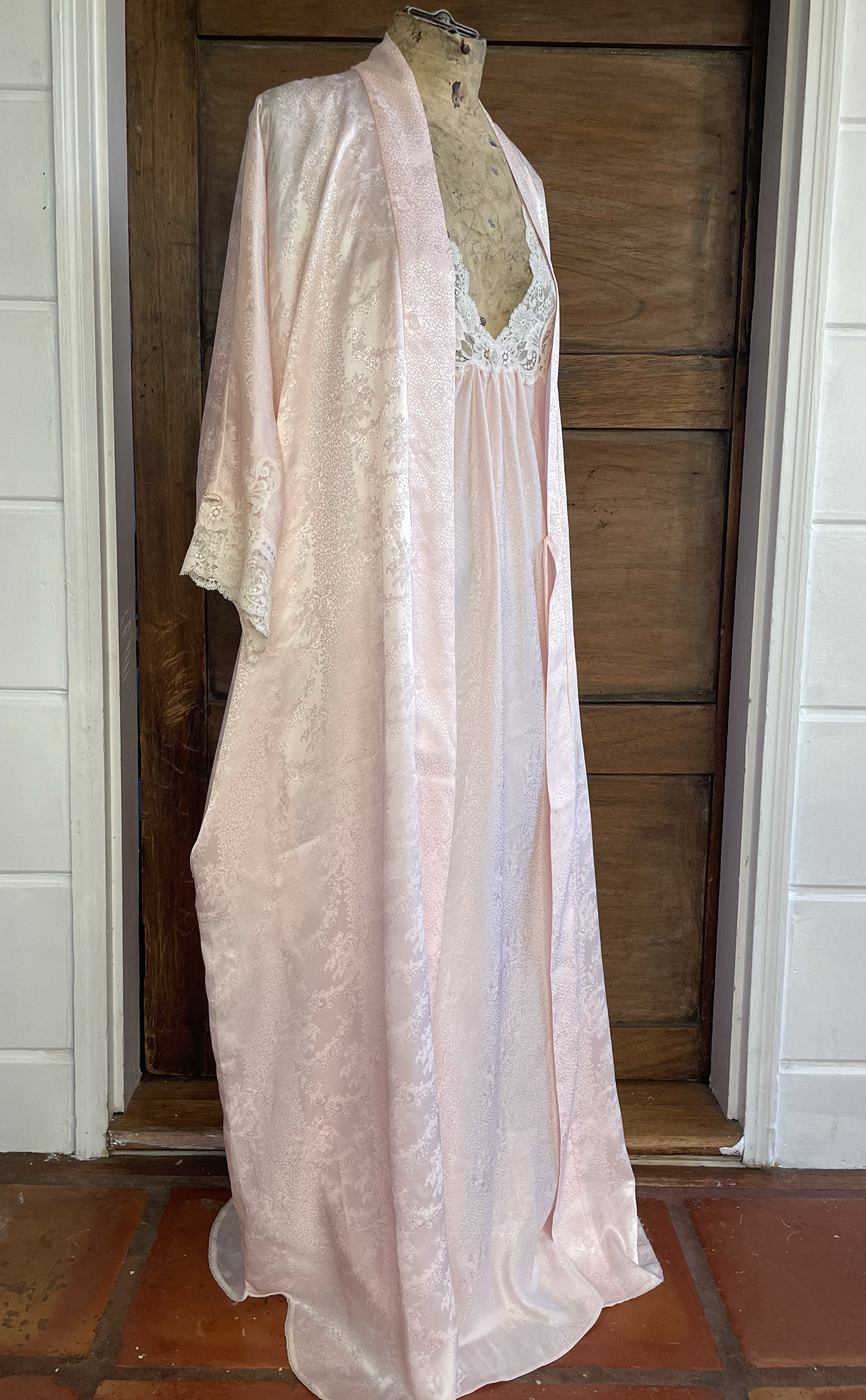 1970s Christian Dior Nightgown and Robe