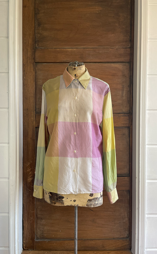 Colorful Silk Shirt