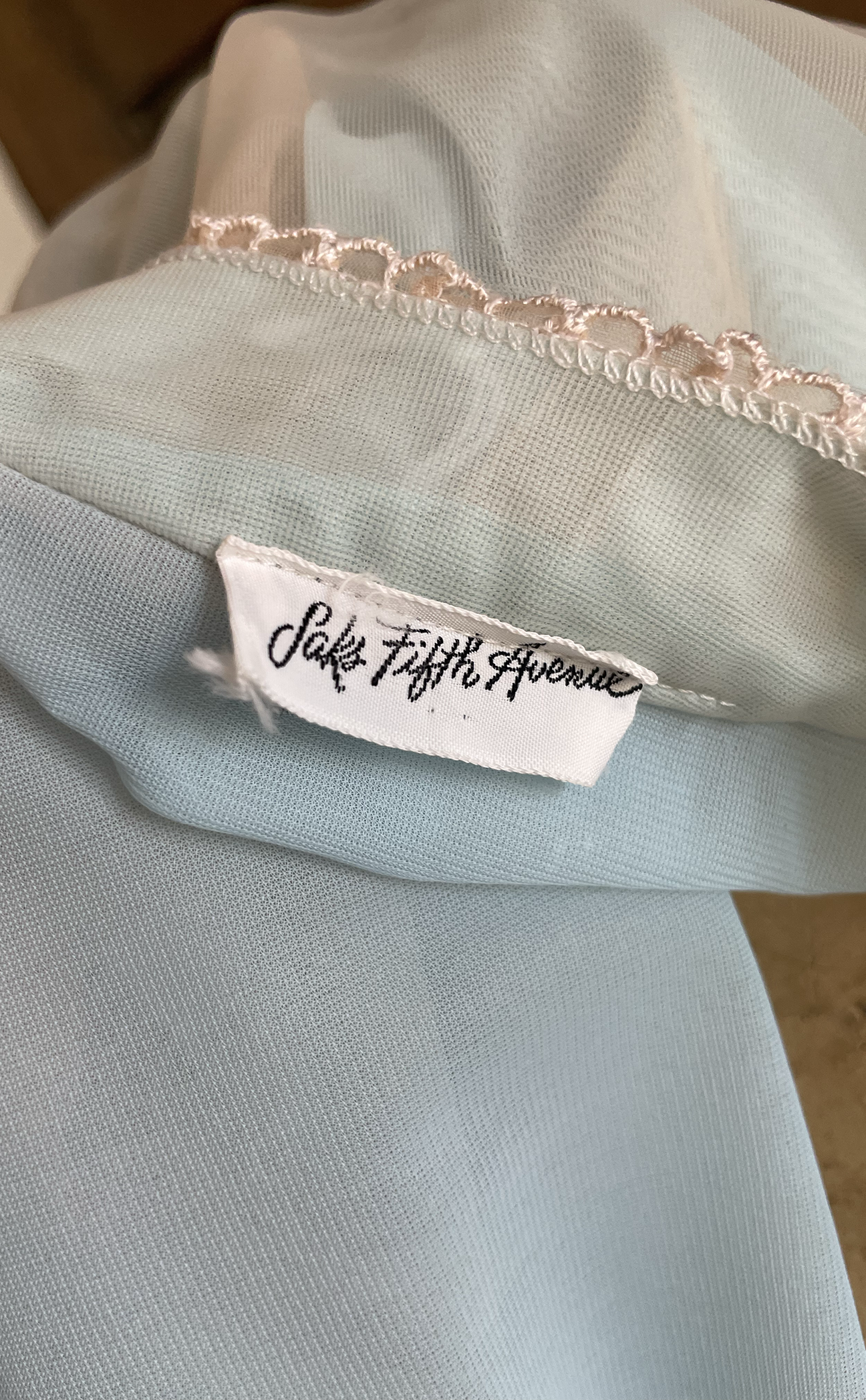 1960s Saks Fifth Avenue Nightgown