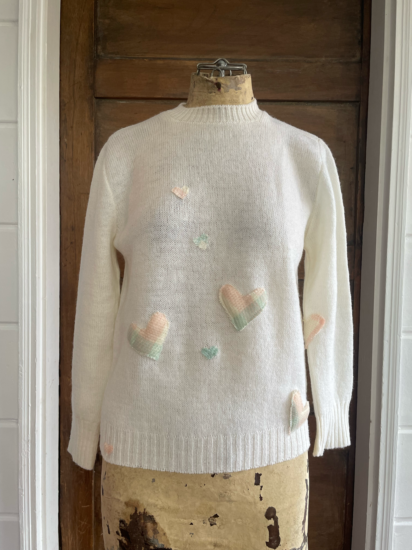 Heart Patch Sweater