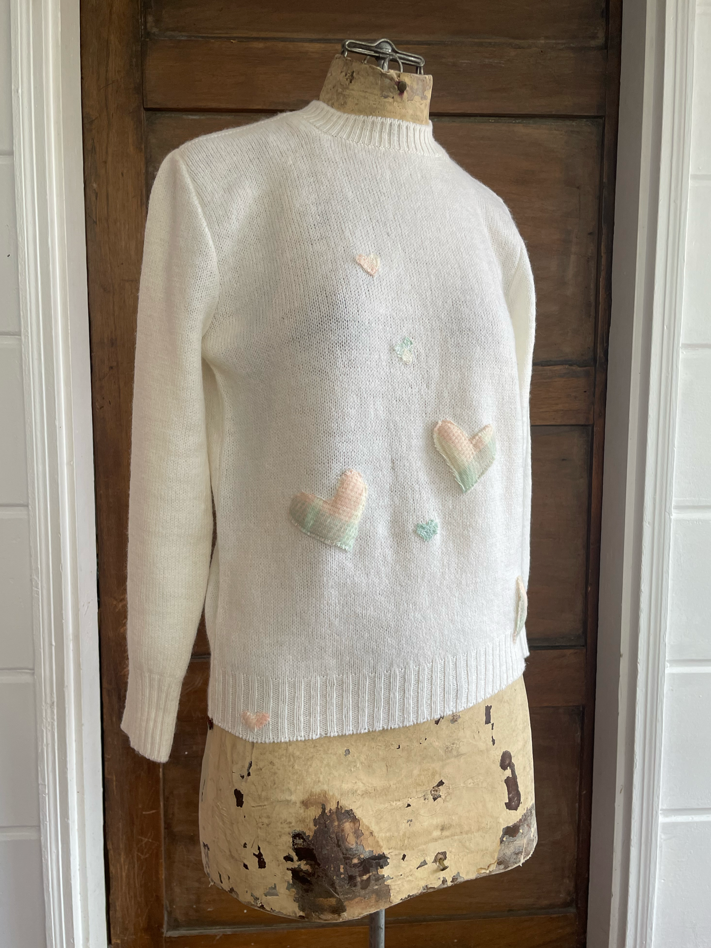 Heart Patch Sweater