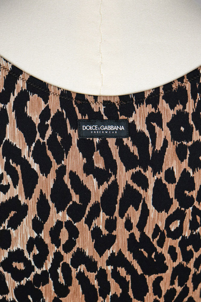 Dolce & Gabbana 2000s Classic Leopard Print Tank