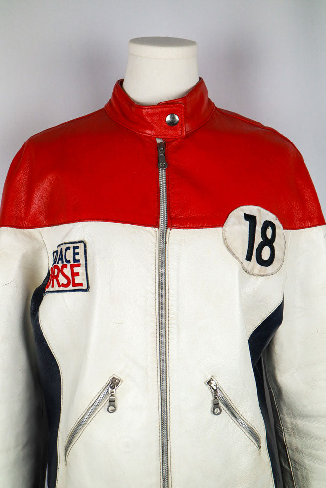 Vera Pelle Audace Corse Racing Leather Jacket