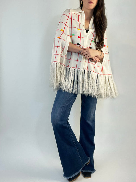 Vintage 70s Poncho