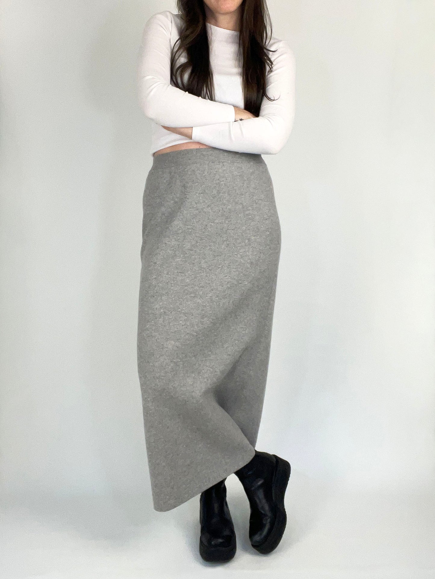 Vintage Escada Cashmere Silk Maxi Skirt