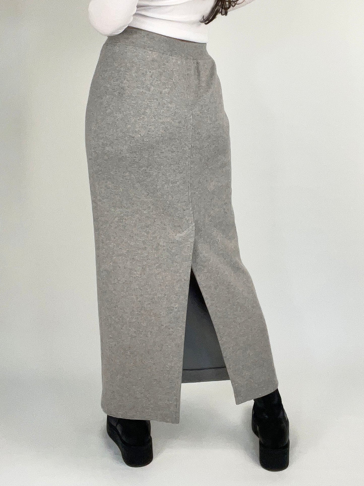 Vintage Escada Cashmere Silk Maxi Skirt