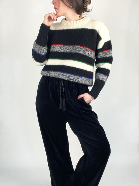 Vintage Wool Striped Sweater